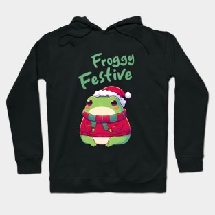 Froggy Festive Christmas Frog Hoodie